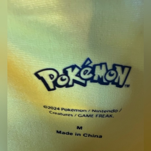 Boys Pokémon Yellow Black Rash Guard UV Protection Dry Fit Tee Shirt SOLD OUT - Picture 7 of 9